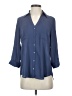 BCX 100% Polyester Blue 3/4 Sleeve Blouse Size S - photo 1