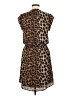 DR2 100% Polyester Animal Print Brown Casual Dress Size M - photo 2