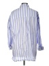 Sanctuary 100% Cotton Stripes Blue 3/4 Sleeve Button-Down Shirt Size L - photo 2