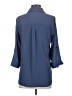 BCX 100% Polyester Blue 3/4 Sleeve Blouse Size S - photo 2