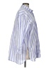Sanctuary 100% Cotton Stripes Blue 3/4 Sleeve Button-Down Shirt Size L - photo 4