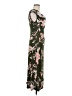 Connected Apparel Floral Green Casual Dress Size 6 - photo 4