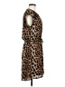 DR2 100% Polyester Animal Print Brown Casual Dress Size M - photo 4