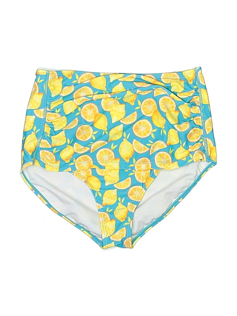 Pre-owned Assorted Brands Swimsuit Bottoms In Yellow