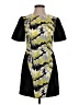 Tibi Graphic Black Gray Casual Dress Size 2 - photo 1