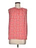 Lesley Evers Orange Sleeveless Blouse Size M - photo 1