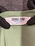 Double Zero Solid Green Casual Dress Size M - photo 7