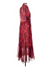 Halogen 100% Polyester Paisley Red Casual Dress Size S - photo 4