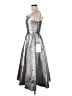 Mac Duggal Metallic Silver Cocktail Dress Size 6 - photo 5
