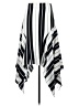 Joie 100% Polyester Stripes White Casual Skirt Size 2 - photo 2
