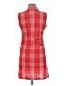 Michael Simon 100% Cotton Plaid Red Casual Dress Size M - photo 2