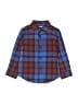 Tea 100% Cotton Plaid Blue Long Sleeve Button-Down Shirt Size 18-24 mo - photo 1