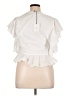 markarian 100% Cotton Ivory Sleeveless Blouse Size 14 - photo 2