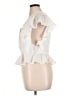 markarian 100% Cotton Ivory Sleeveless Blouse Size 14 - photo 5