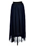 rue21 100% Polyester Solid Blue Formal Skirt Size M - photo 1