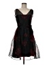 Ann Taylor Floral Black Cocktail Dress Size 6 (petite) - photo 1