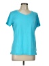 Made for Life 100% Polyester Teal Active T-Shirt Size L - photo 1