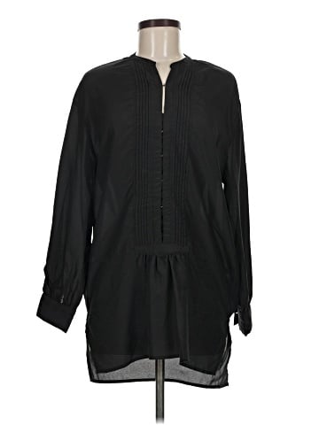 Larry Levine Long Sleeve Blouse (view 1)