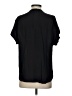 Point Sur 100% Viscose Black Short Sleeve Blouse Size XXS - photo 2