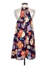 Everly 100% Polyester Print Purple Casual Dress Size S - photo 2