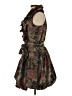 Samuel Dong 100% Polyester Camo Brown Cocktail Dress Size S - photo 5