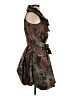 Samuel Dong 100% Polyester Camo Brown Cocktail Dress Size S - photo 4