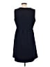 Daisy Fuentes Solid Blue Casual Dress Size L - photo 2