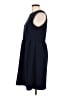 Daisy Fuentes Solid Blue Casual Dress Size L - photo 5