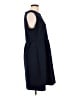 Daisy Fuentes Solid Blue Casual Dress Size L - photo 4