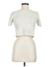 Zara Ivory Short Sleeve Top Size M - photo 1