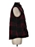 Thread & Supply Plaid Burgundy Vest Size M - photo 4