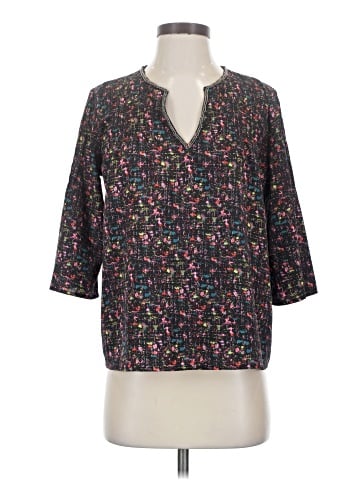 Aqua 3/4 Sleeve Blouse (view 1)