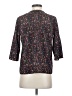 Aqua 100% Polyester Tweed Black 3/4 Sleeve Blouse Size S - photo 2