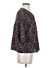 Aqua 100% Polyester Tweed Black 3/4 Sleeve Blouse Size S - photo 4