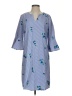 Tacera Blue Casual Dress Size S - photo 1