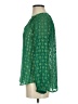 J.Crew Green Long Sleeve Silk Top Size 2 - photo 5