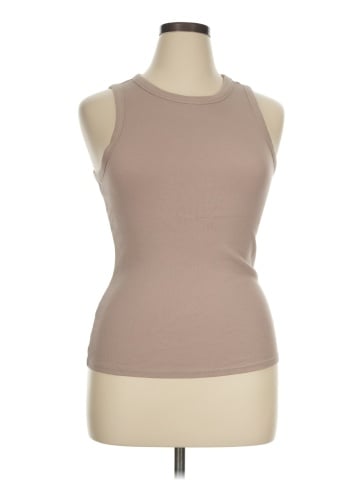 a.n.a. A New Approach Sleeveless T-Shirt (view 1)