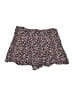 New Look 100% Viscose Floral Blue Shorts Size 14 - photo 2