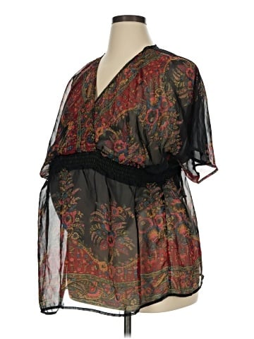 Motherhood Short Sleeve Blouse (view 1)