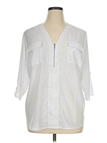 Boutique + 3/4 Sleeve Blouse (view 1)
