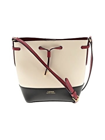 Lauren by Ralph Lauren Leather Bucket Bag (view 1)