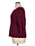 Cable & Gauge Burgundy Pullover Sweater Size 1X - photo 5