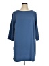 J.Jill Solid Blue Casual Dress Size 1X - photo 1