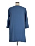 J.Jill Solid Blue Casual Dress Size 1X - photo 2