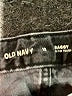 Old Navy 100% Cotton Gray Black Jeans Size 12 - photo 3