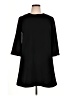BCBGeneration Solid Black Casual Dress Size L - photo 1