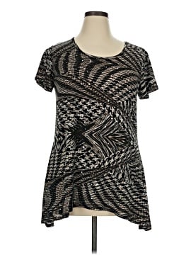 Brittany Black Short Sleeve Top