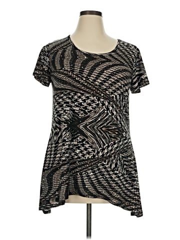 Brittany Black Short Sleeve Top (view 1)