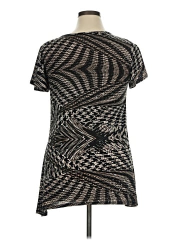 Brittany Black Short Sleeve Top (view 2)