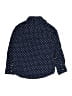 pd&c 100% Cotton Polka Dots Blue Long Sleeve Button-Down Shirt Size 5 - photo 2